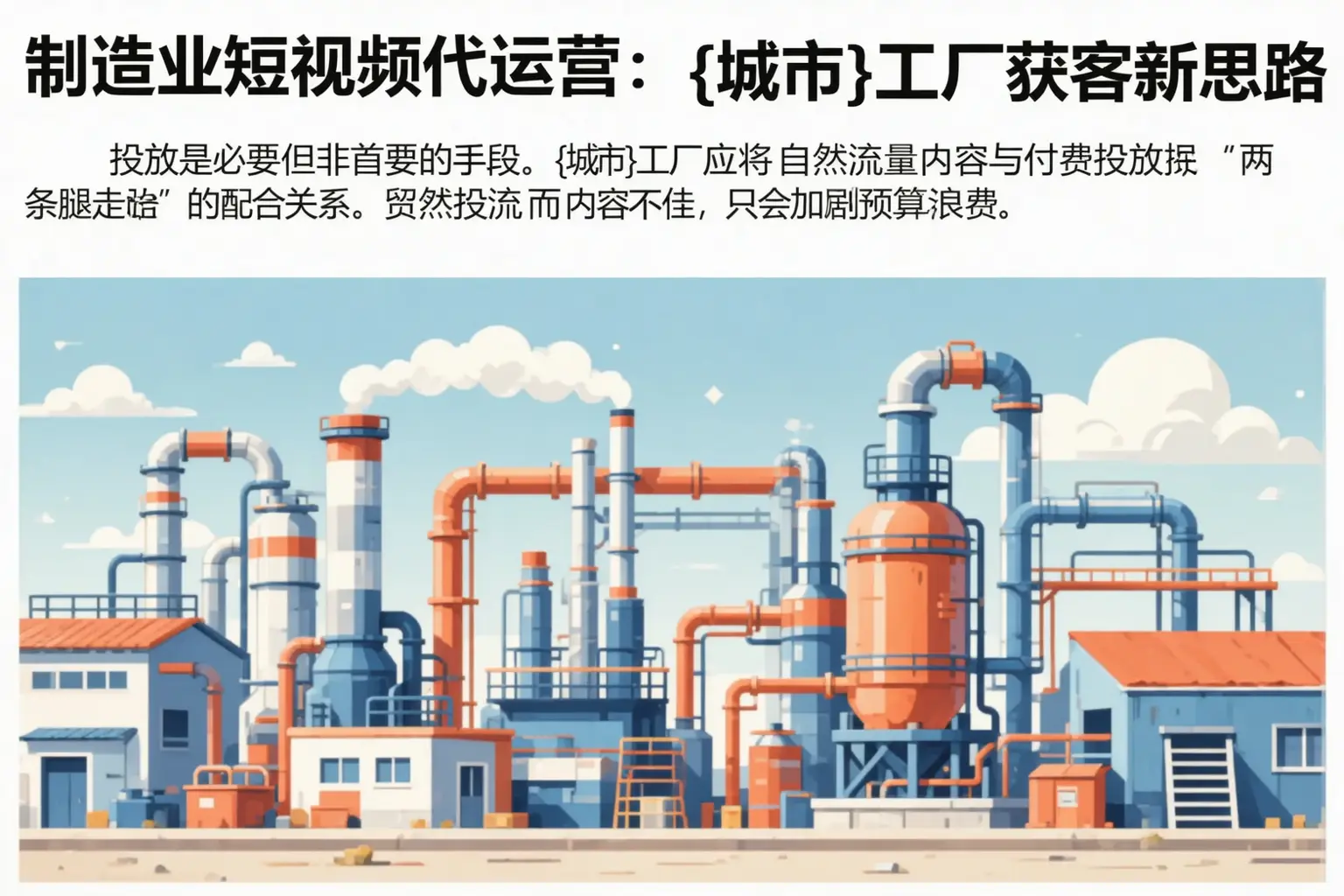 制造业短视频代运营:息烽工厂获客新思路